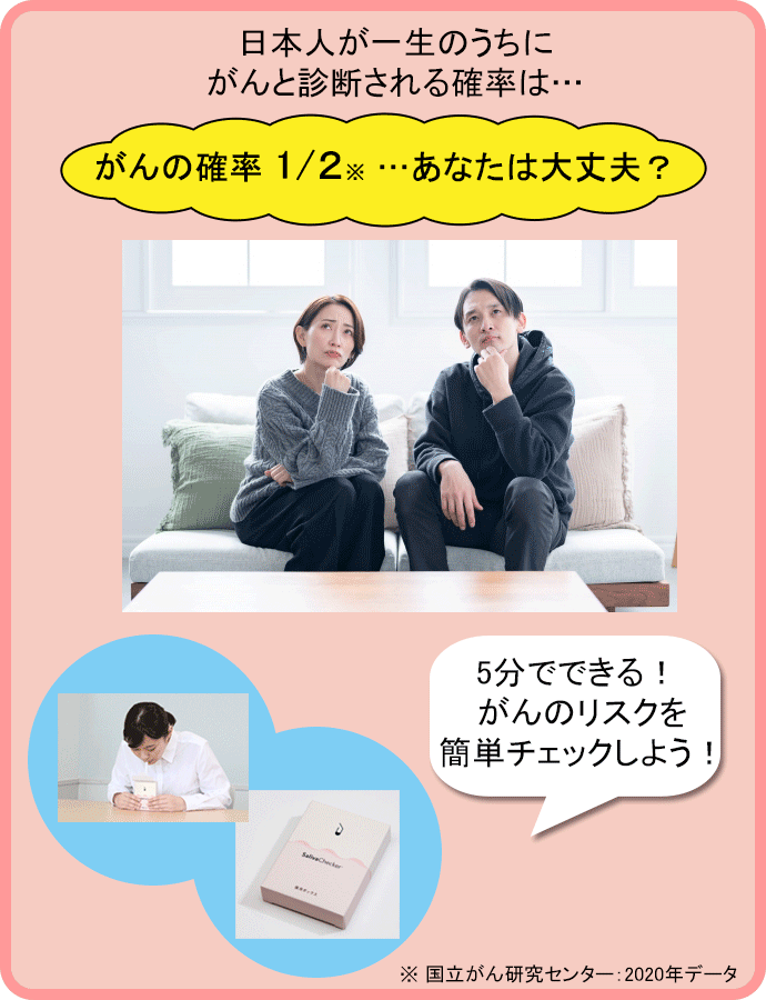 がんの確率1/2…あなたは大丈夫？